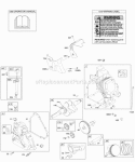 Camshaft Crankcase Cover Crankshaft Cylinder Lubrication OperatorS Manual PistonRingsConnecting Rod Warning Label Diagram and Parts List for 20C114-0274-E1  Briggs and Stratton Engine